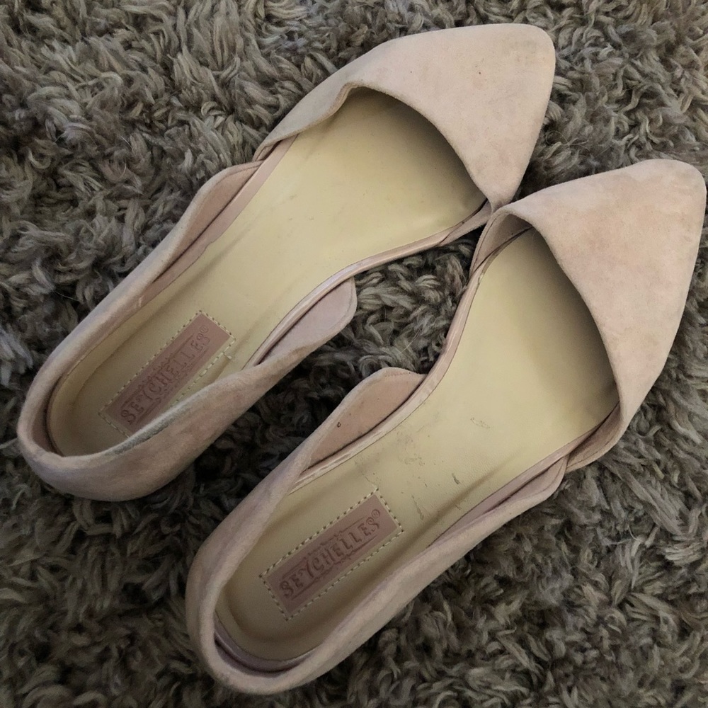 Suede Seychelles Flats
